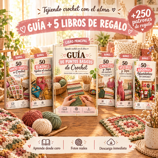 Tejiendo crochet con el alma